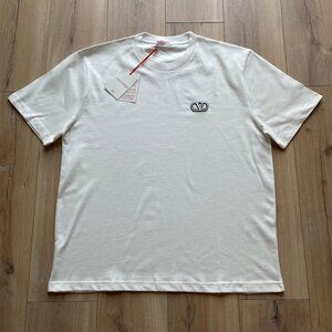 XXL Valentino Men's Basic Logo Cotton T-Shirt White